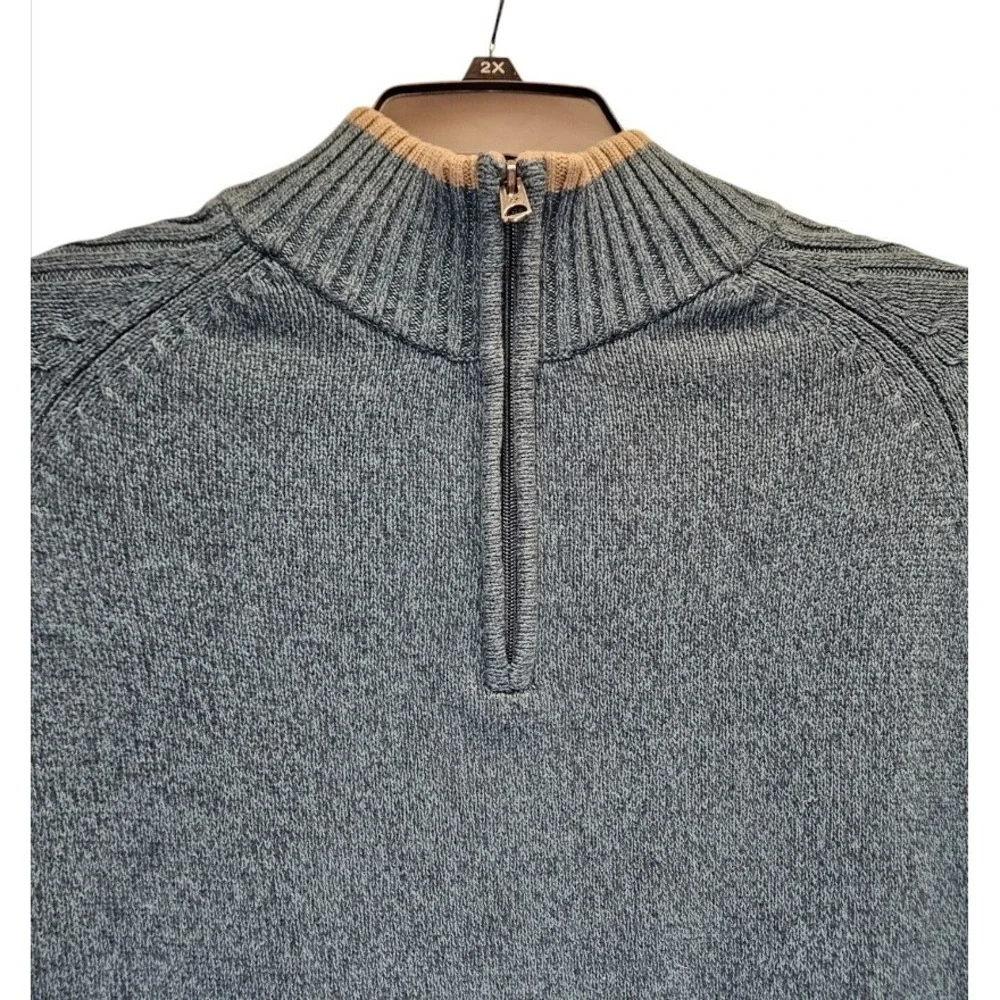 Columbia Omni-Shade  1/4 Zip Pullover Sweater‎ Jacket Size XL Green Gorpcore